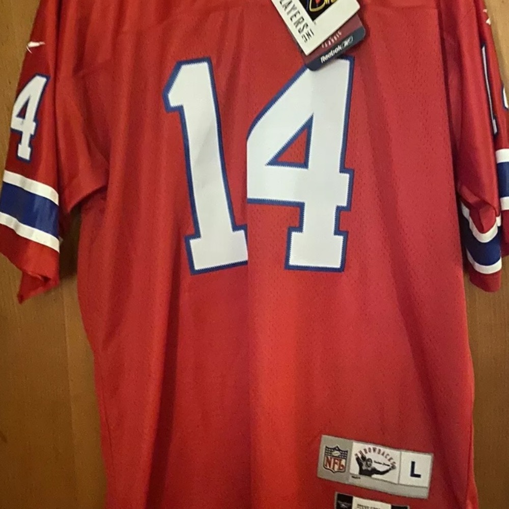 Authentic Reebok Gridiron autographed Steve Grogan Patriots Jersey